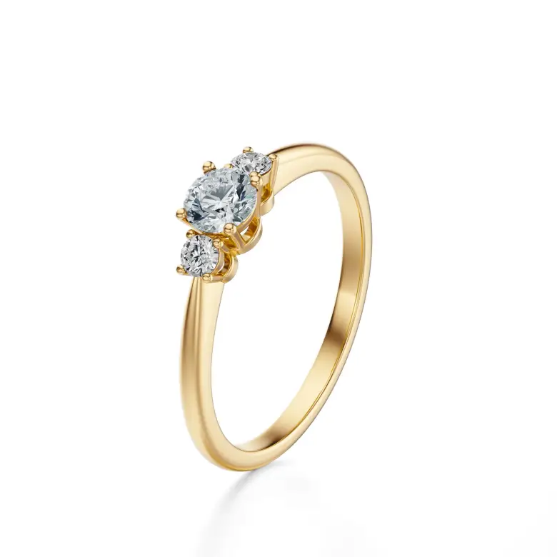 Pierścionek zaręczynowy z diamentami AJPZ_099